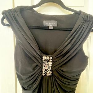Elegant black party dress